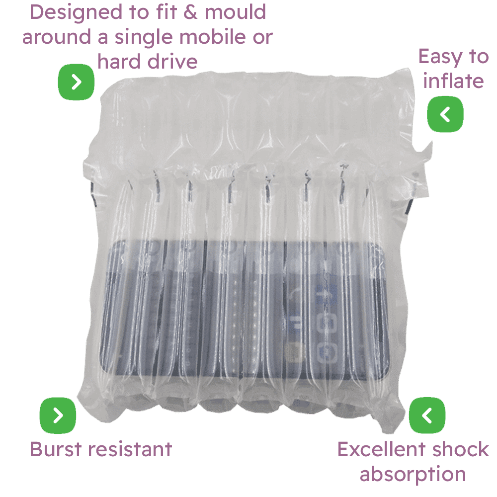 Air Packaging - Mobile Phone & Hard Drive Inflatable Packaging