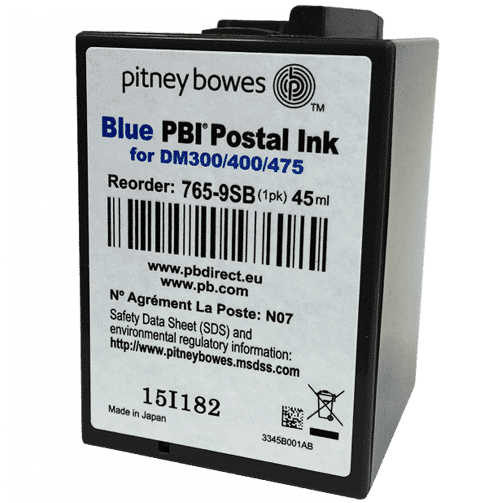 Pitney Bowes SendPro C Auto Ink Cartridge - Original Blue