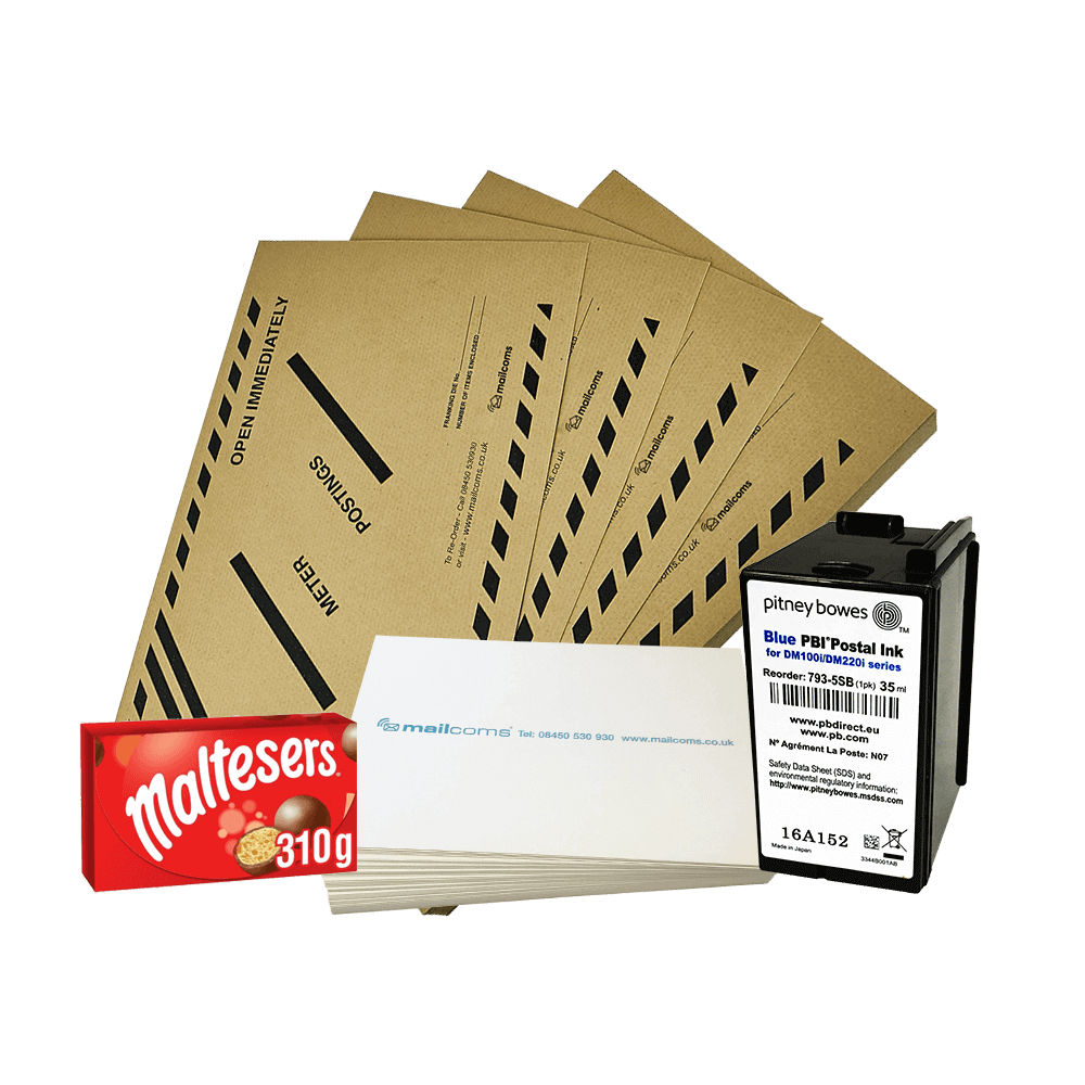 Pitney Bowes SendPro C Ultimate Franker Bundle – Original Ink