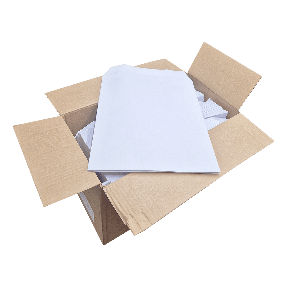 400 White Self Seal Plain (Non Window) Envelopes (305mm x 248mm) - Image 3