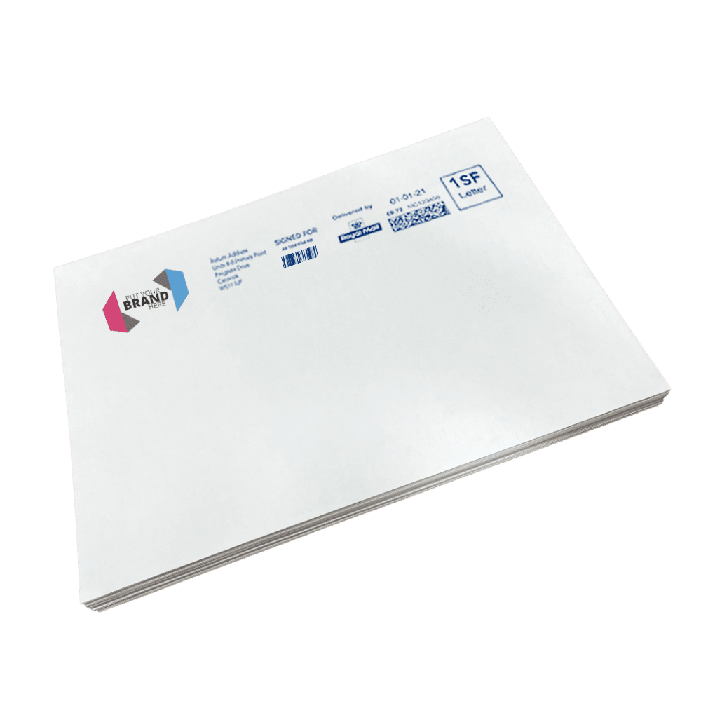Custom Franking Logo for C5 Non Windowed Gummed Envelopes (162mm x 229mm) - Box of 500