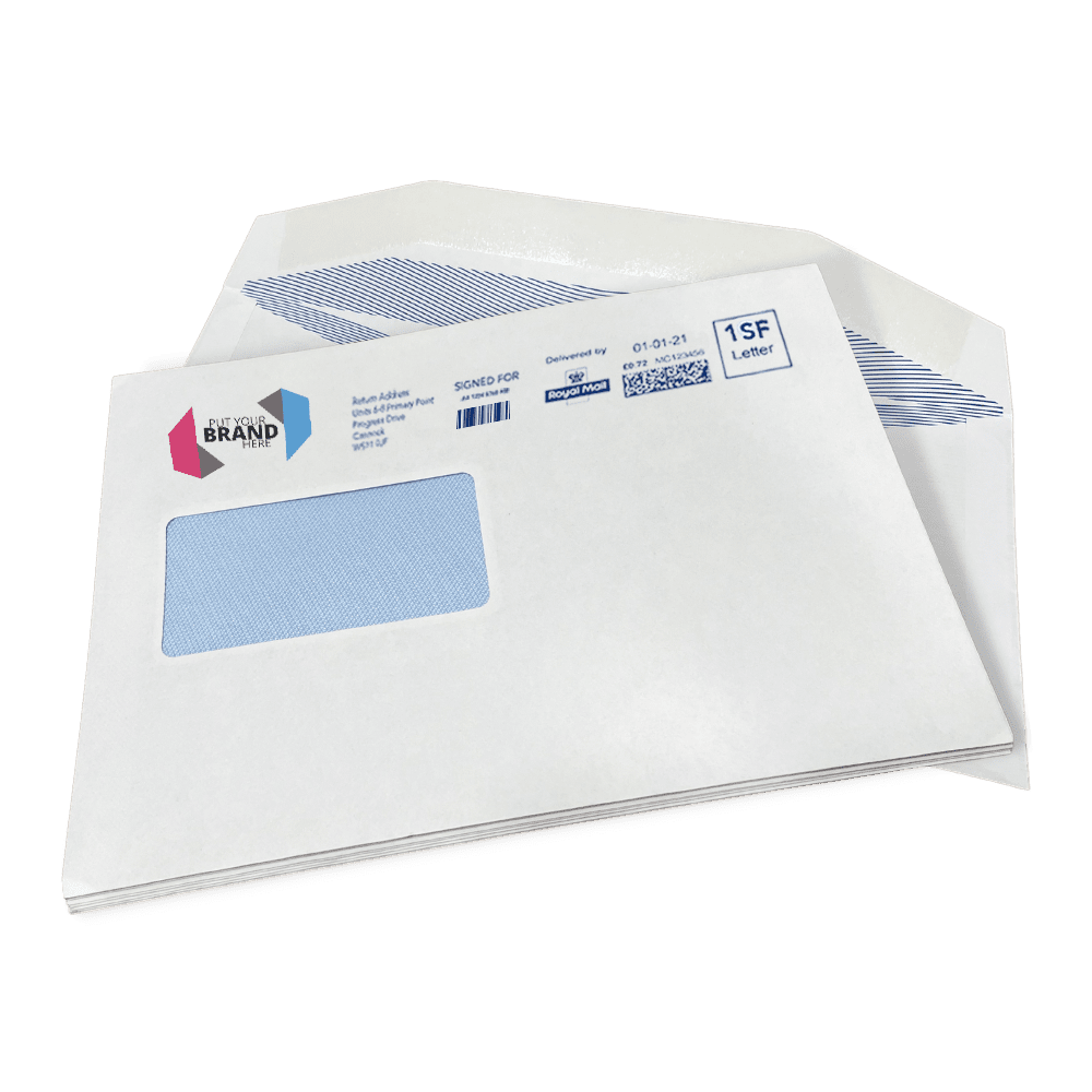 Custom Franking Logo for C5 Windowed Gummed Envelopes (162mm x 229mm)