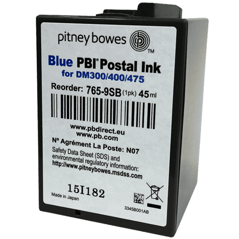 Pitney Bowes SendPro C Auto Plus Ink Cartridge - Original Blue