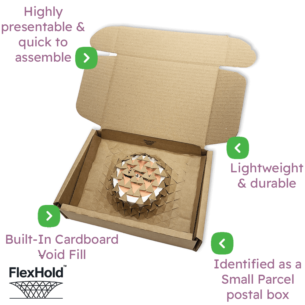 Brown FlexHold™ Boxes - 200x150x60mm