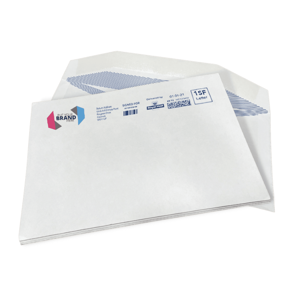 Custom Franking Logo for C5 Non Windowed Gummed Envelopes (162mm x 229mm) - Box of 500