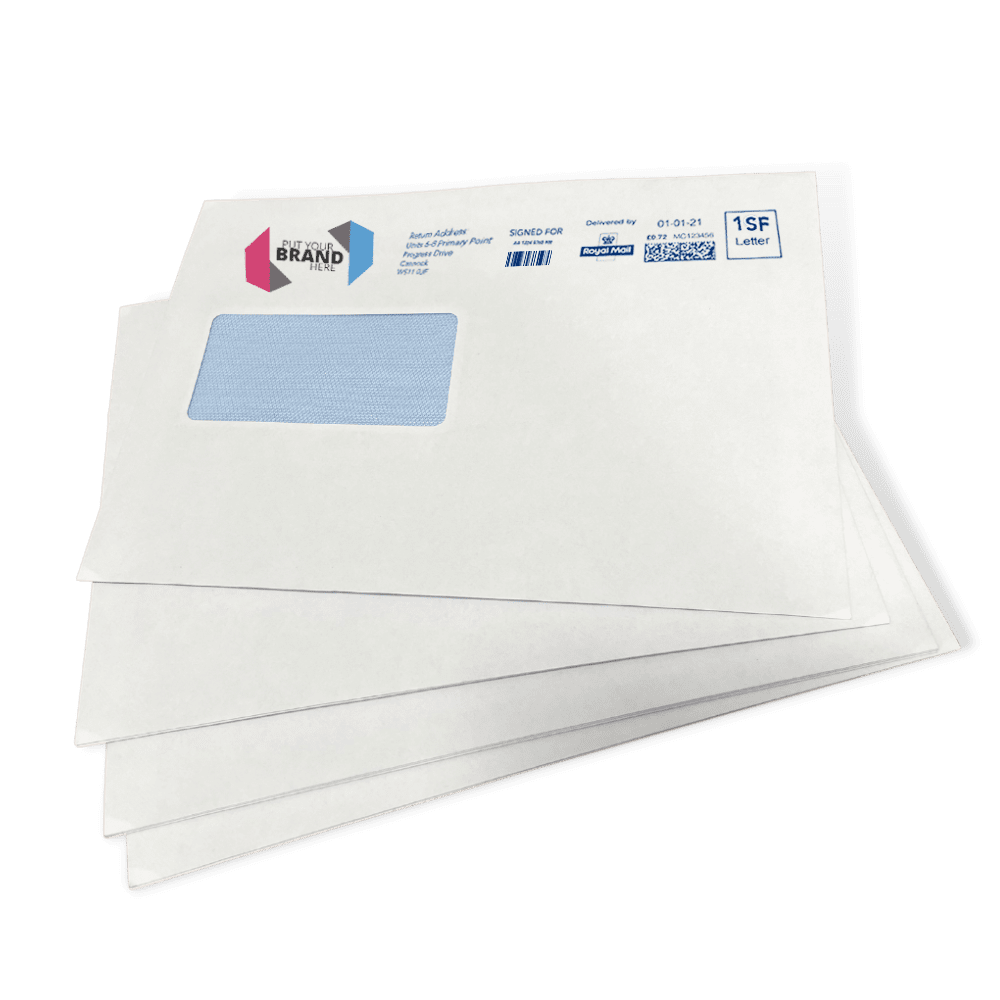 Custom Franking Logo for C5 Windowed Gummed Envelopes (162mm x 229mm)