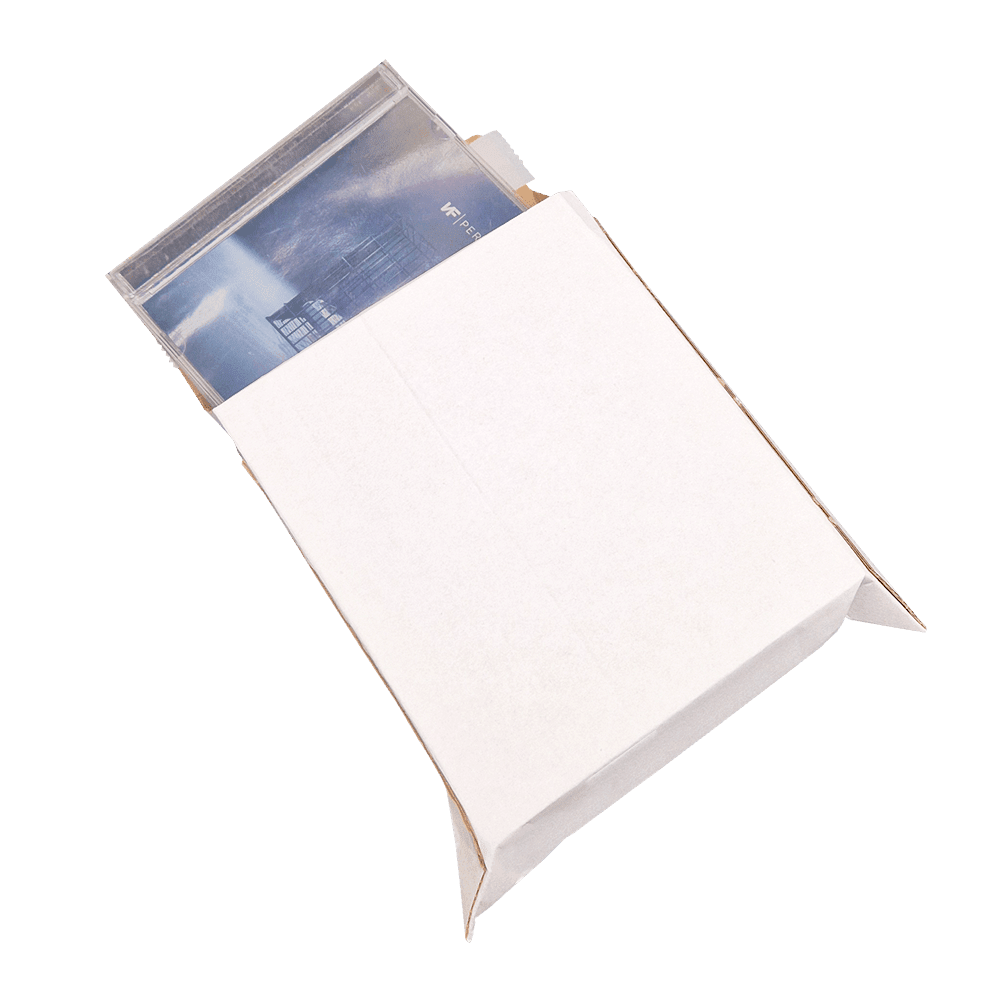 White Capacity Book Mailers & Cardboard Envelopes - Premium Corrugated - 180x180mm