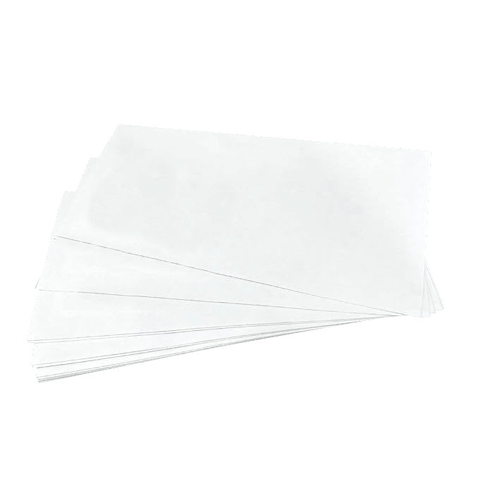 White DL+ Gummed Plain (Non Window) Envelopes (110mm x 220mm)