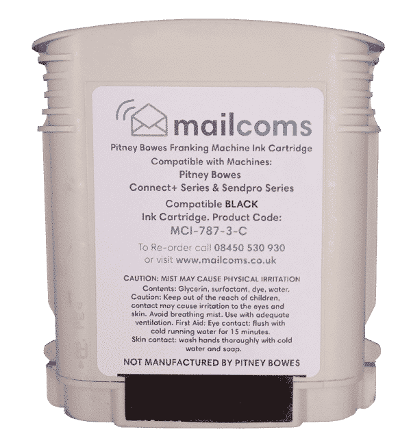 Mailcoms Connect+ 500W / 1000 / 2000 Compatible Black Standard Ink Cartridge