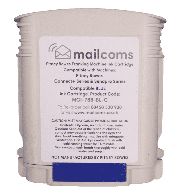Mailcoms Send Pro P1000 / P1500 / P2000 Compatible Blue Standard Ink Cartridge