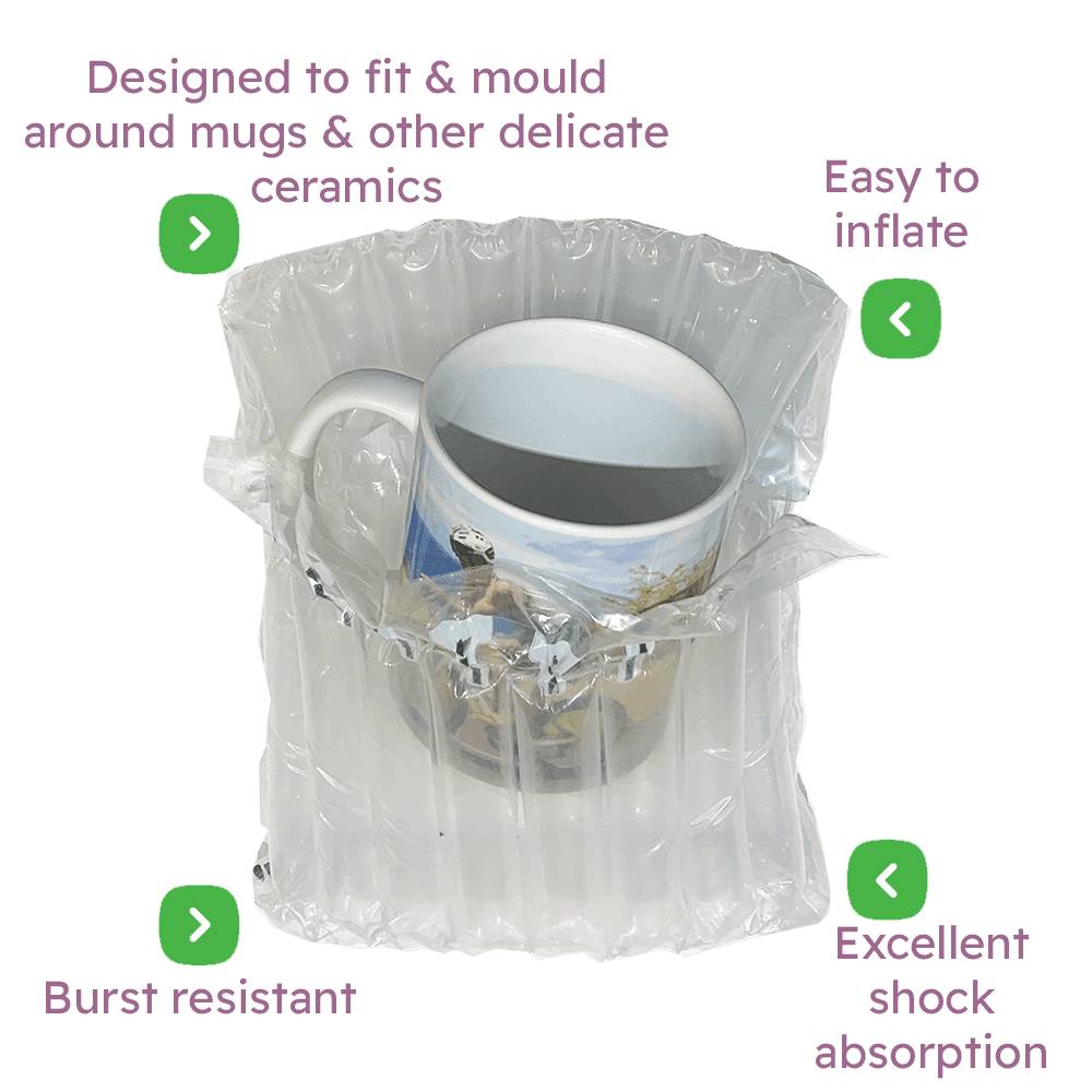 Air Packaging - Ceramics & Mugs Inflatable Packaging