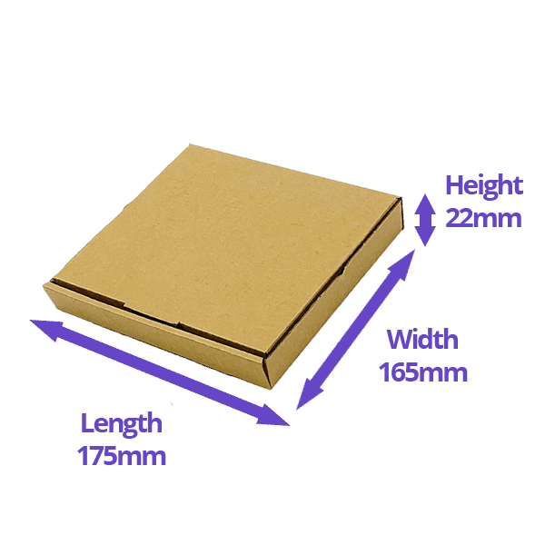 Brown PiP Large Letter Postal Box - 175x165x22mm - Image 2