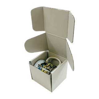 White PiP Small Parcel Postal Box - 102x102x102mm - Packs of 10, 25 & 50