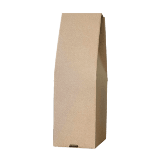 Brown Pinch Top Box - 120x120x395mm