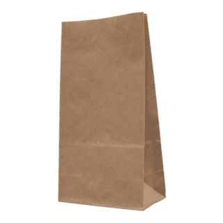 General Purpose Brown Paper Bags - 175x115x345mm, 290mm Gusset