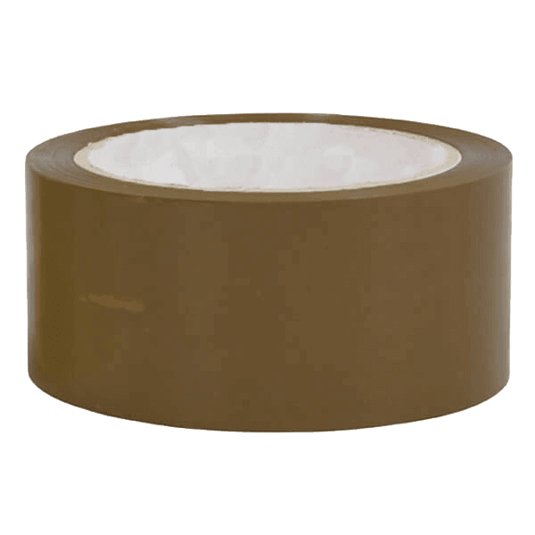 Rolls Of Brown Low Noise Packing Parcel Tape - 48mmx66m - Packs Of 6 & 36