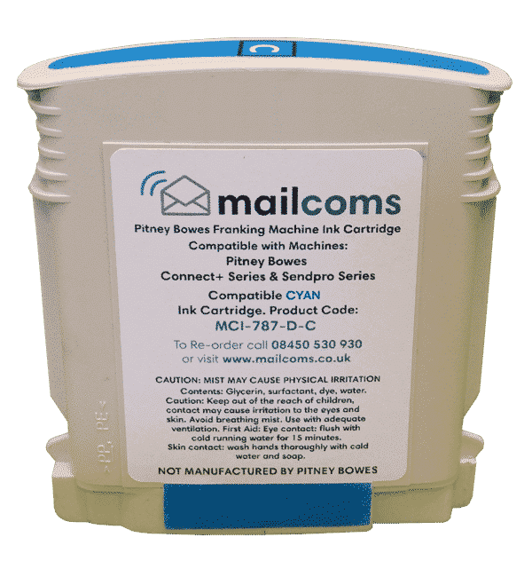 The Mailing Room TMR s1000 / s1500 / s2000 / s3000 Compatible Cyan Standard Ink Cartridge