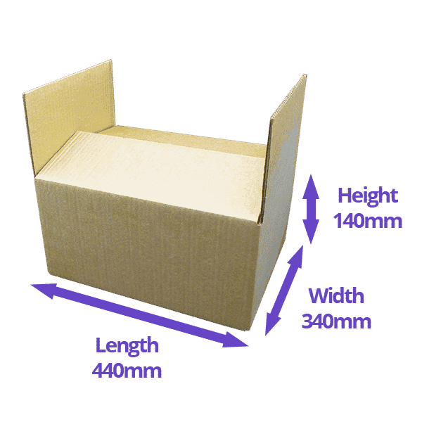Double Wall Boxes - 440x340x140mm