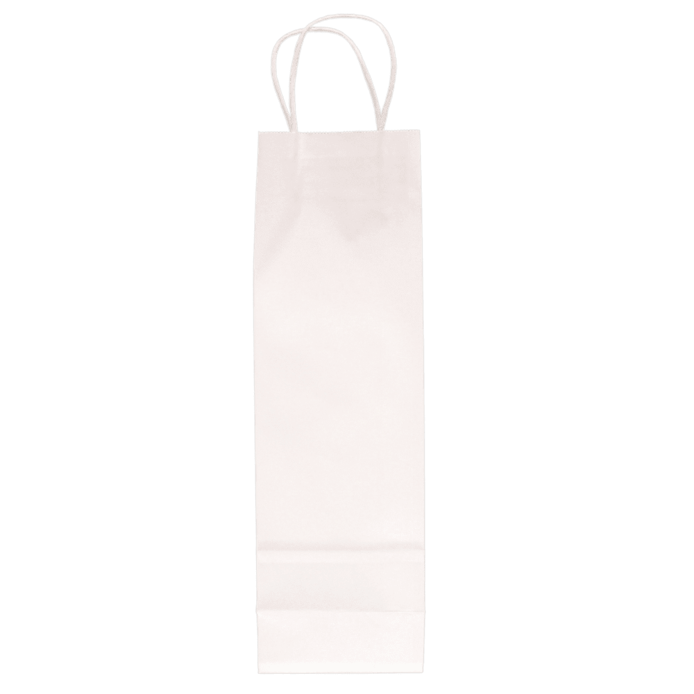 White Twist Handle Paper Carrier Bags - 110x85x360mm