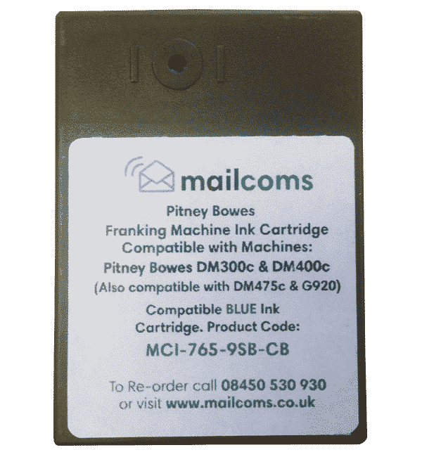 Pitney Bowes DM300M Ink Cartridge & DM400M Ink Cartridge - New Compatible Blue