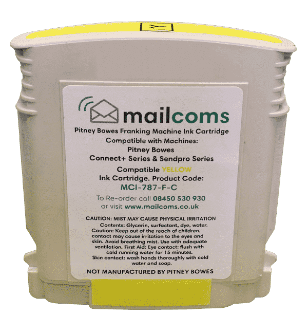 Mailcoms Send Pro P1000 / P2000 Compatible Yellow Standard Ink Cartridge