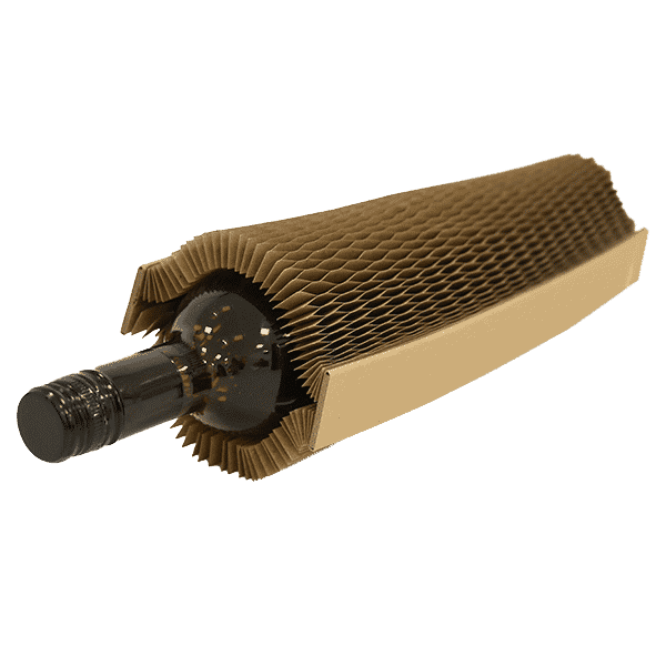 Brown Flexi-Hex Bottle Sleeves - 325x35x20mm