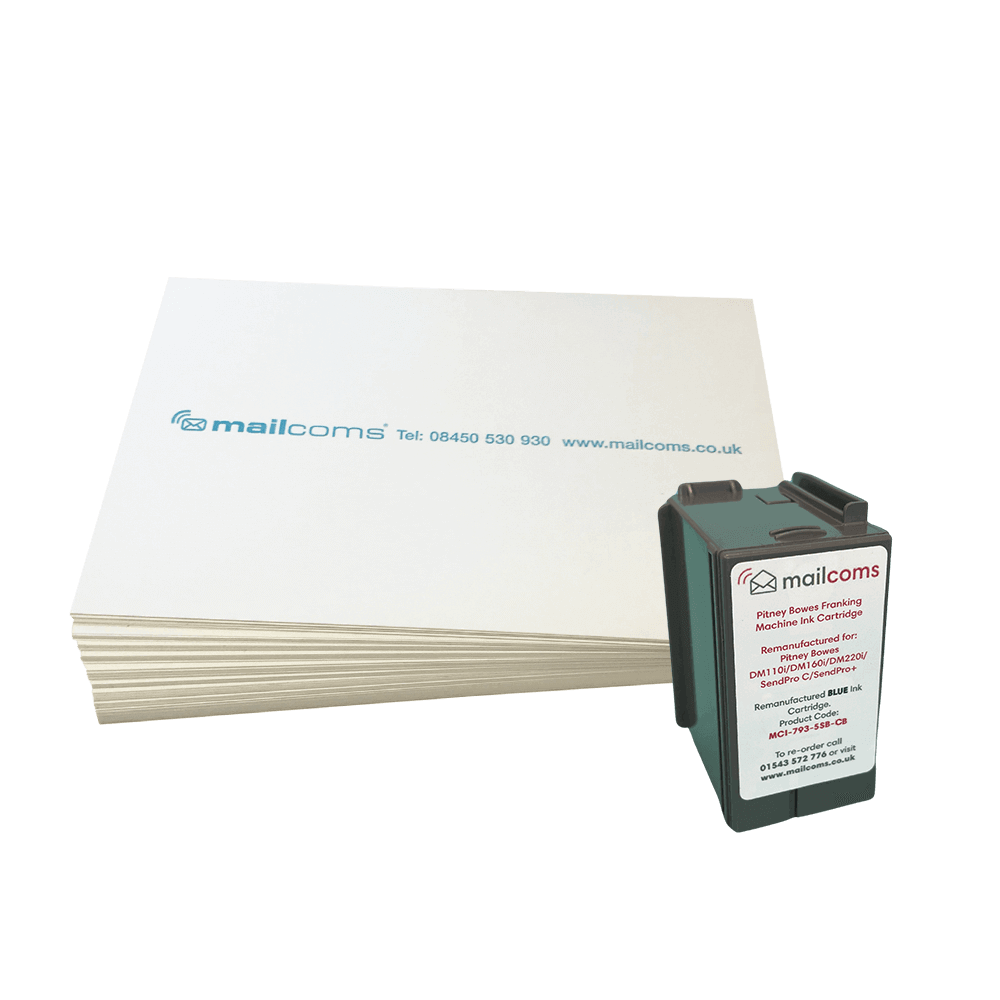 Pitney Bowes SendPro C Mini Franker Bundle – Compatible Ink