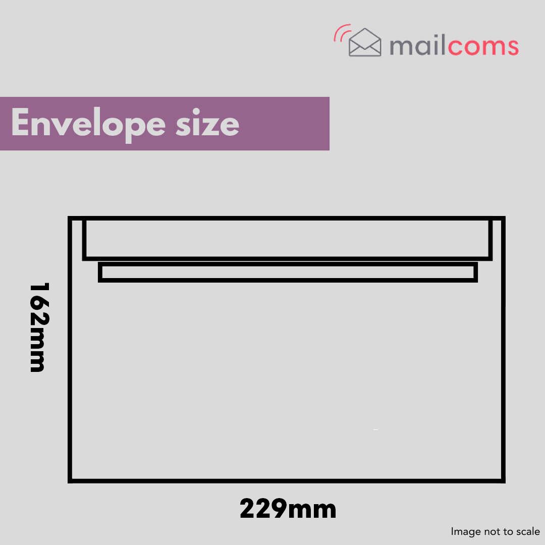 White C5 Self Seal Envelopes (162mm x 229mm)