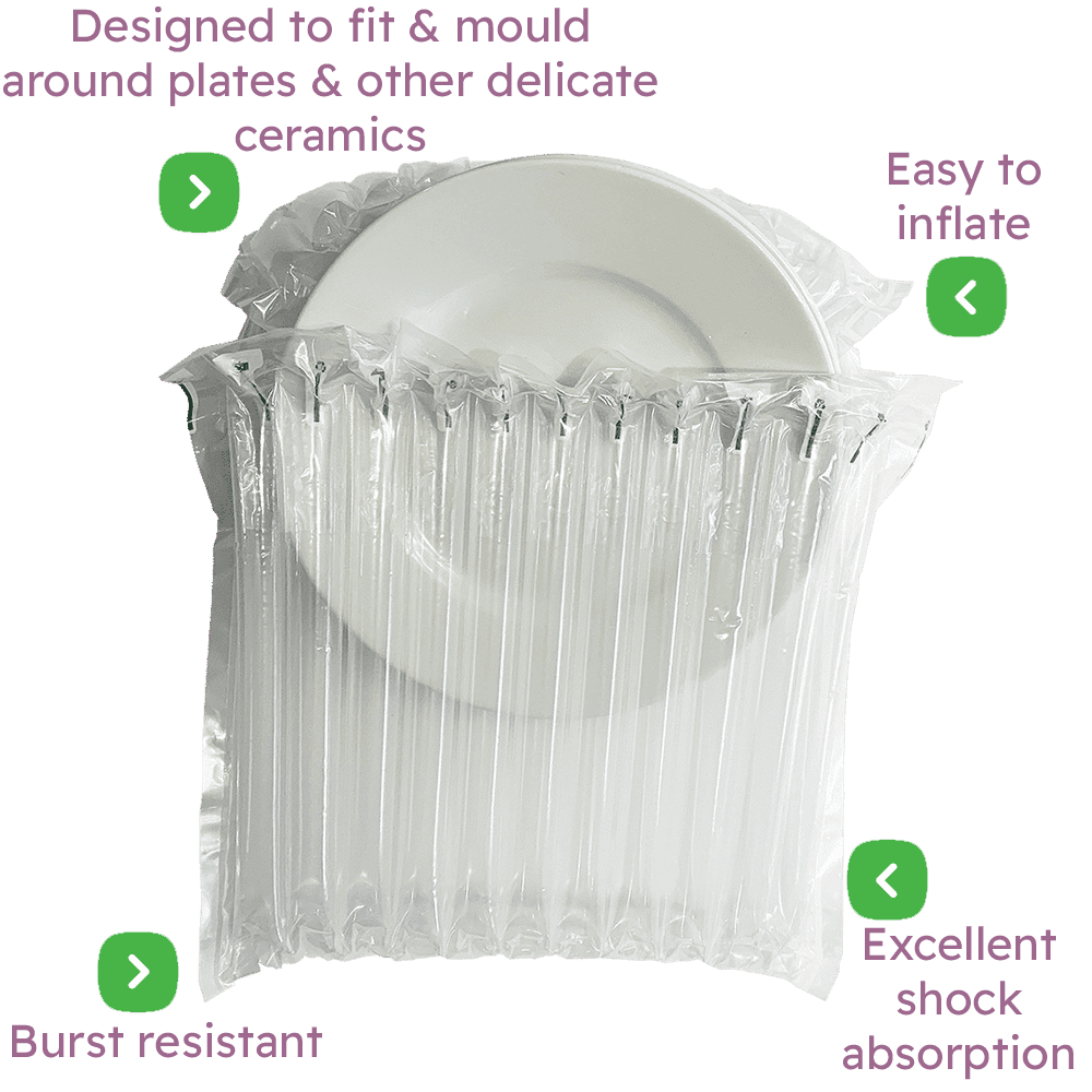 Air Packaging - Ceramics & Plates Inflatable Packaging